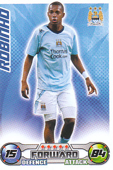 Robinho Manchester City 2008/09 Topps Match Attax #177